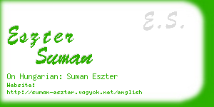 eszter suman business card